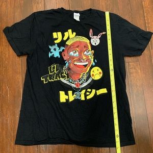 lil Tracy peep black cartoon tears anime music band singer Emo rapper Gothboi